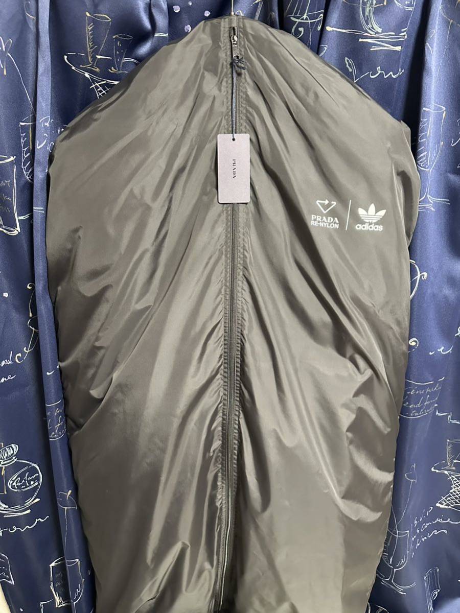 PRADA (プラダ) ×adidas Re-Nylon アームラインナイロンカーコート アウター SGB937 ブラック　新品未使用品_画像6