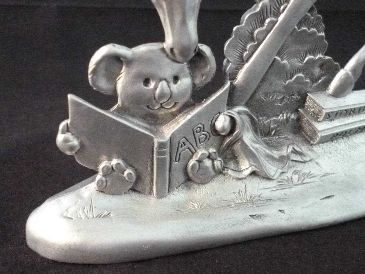 Seagull Pewter　1993 シーガルピューター カナダ　ブックエンド　キリン　像　希少品　_画像7