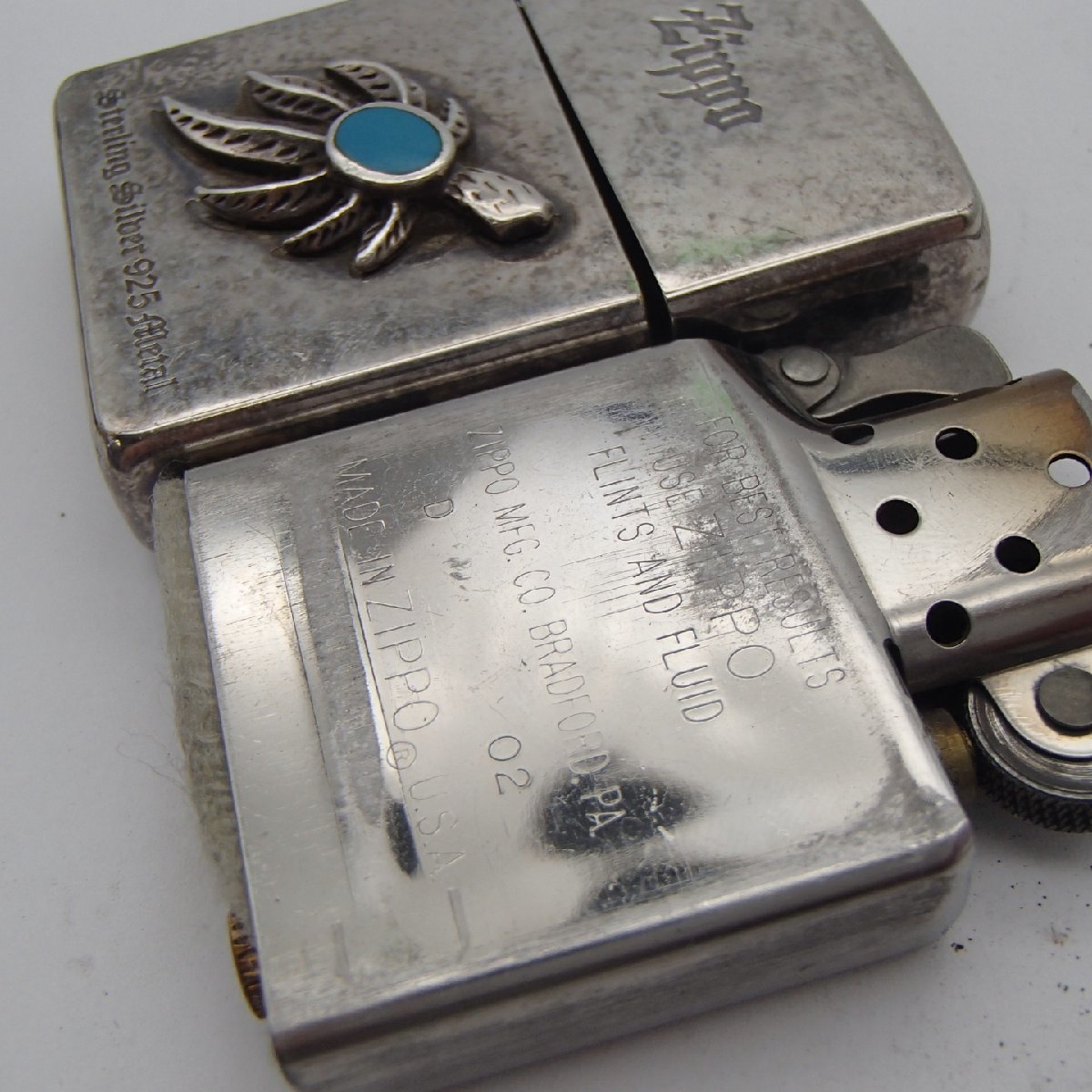 ◎ZIPPO ジッポ /STERLING スターリング 925 silver925 / ライター 着火未確認 喫煙グッズ◎SF_画像8