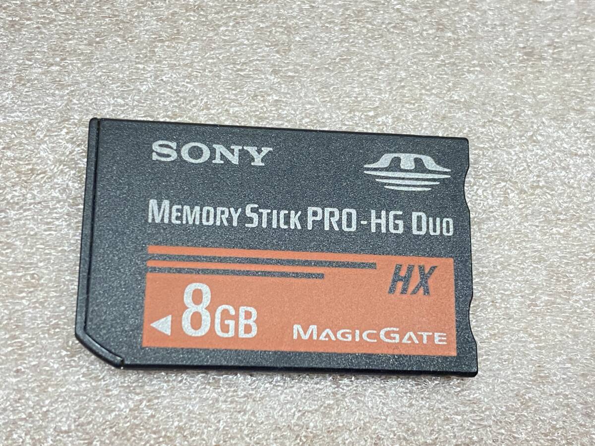 SONY ソニー メモリースティック プロ デュオ 8GB PRO-HG Duo HX メモリーカード PSP-1000 PSP-2000 PSP-3000 デジカメ 2_画像1