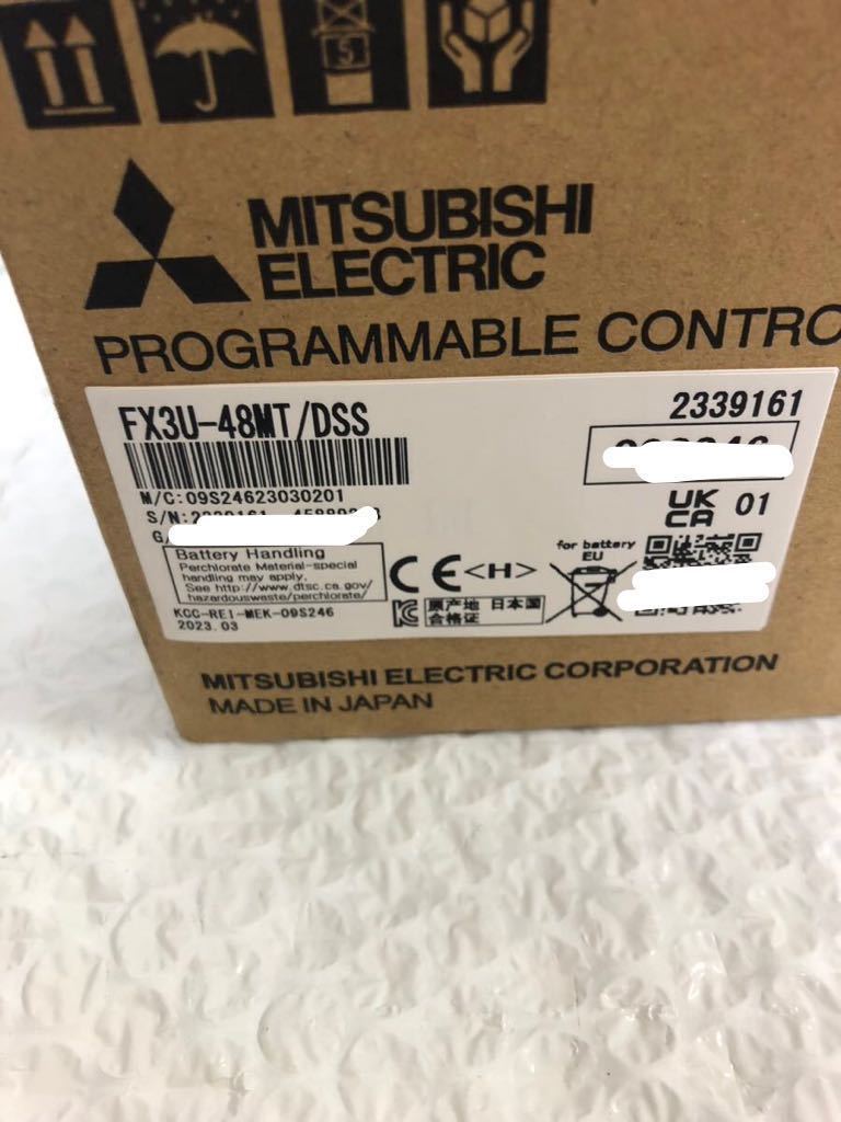 新品未使用三菱電機 FX3U-48MT/DSS正規品動作保証 B-1