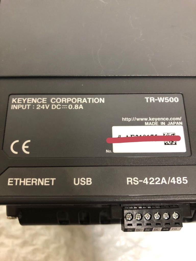 中古美品KEYENCEキーエンス TR-W500+TR-TH08+TR-TH08+TR-C48動作 中古美品KEYENCEキーエンス TR-W500+TR-TH08+TR-TH08+TR-C48動作