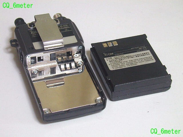 ●CQ_6meter●ICOMの430M IC-S32 乾電池ケース純正ANT付き受信改造済整備品_画像6