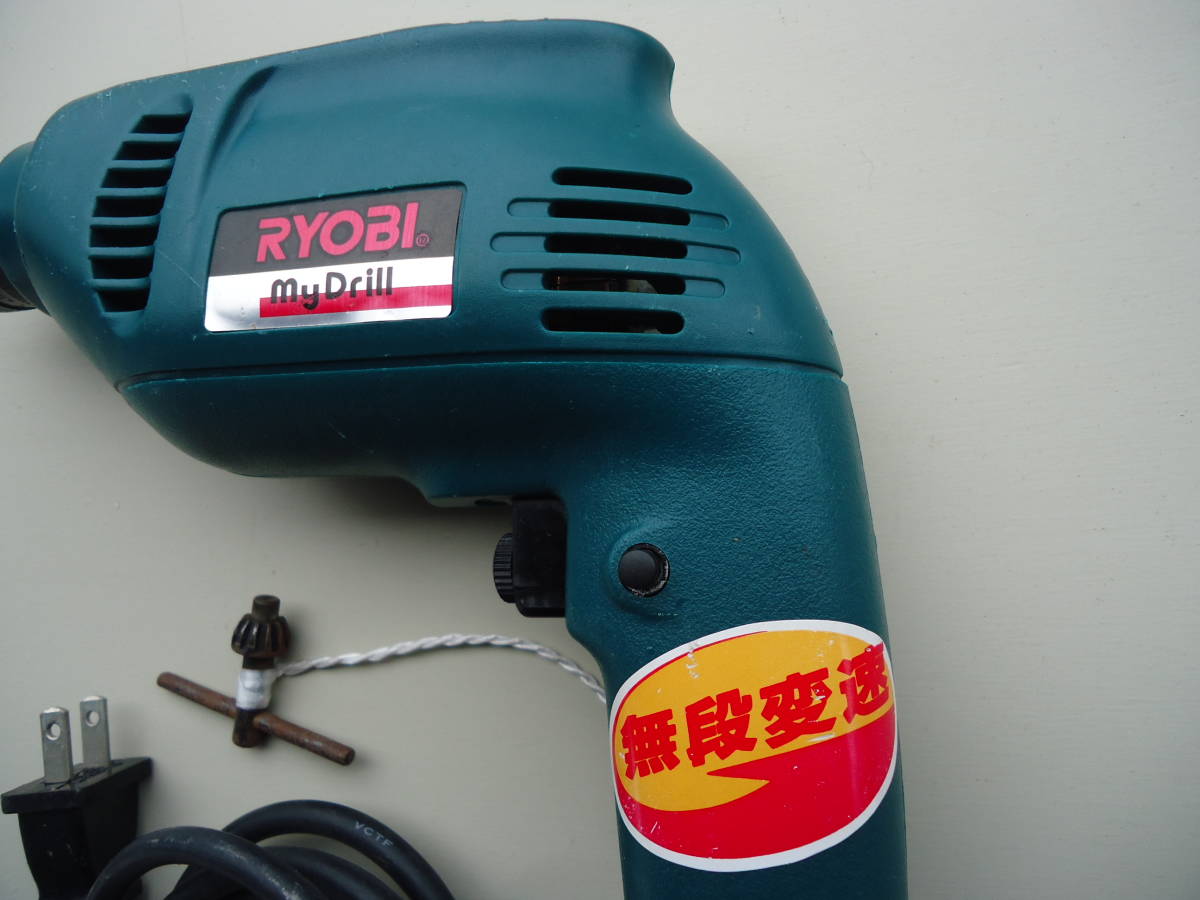 M2◆RYOBI MD-11V マイドリル 電動 無段変速 リョービ DIY 工具 動作品 _画像3