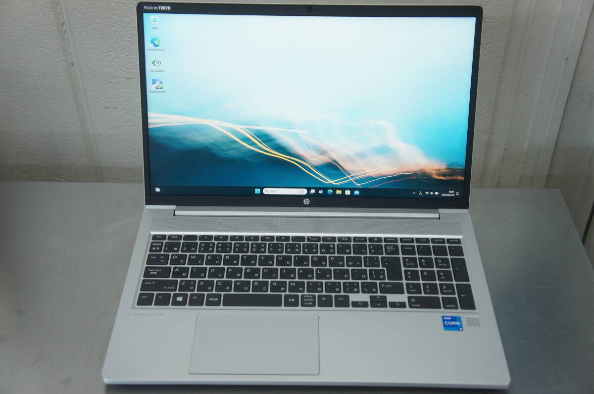 中古 Win11Pro HP ProBook 450 G8 1A899AV -AAAU　Core i5 1135G7 /8GB / 256GB /15.6 1920×1080 (1)_画像2