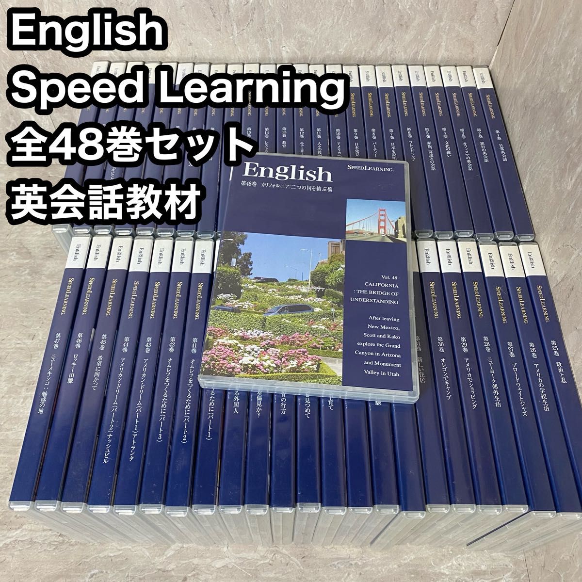 スピードラーニング　英語　全48巻セット　全巻 教材　英会話　自己啓発　自宅学習 英語教材 Speed  Learning 