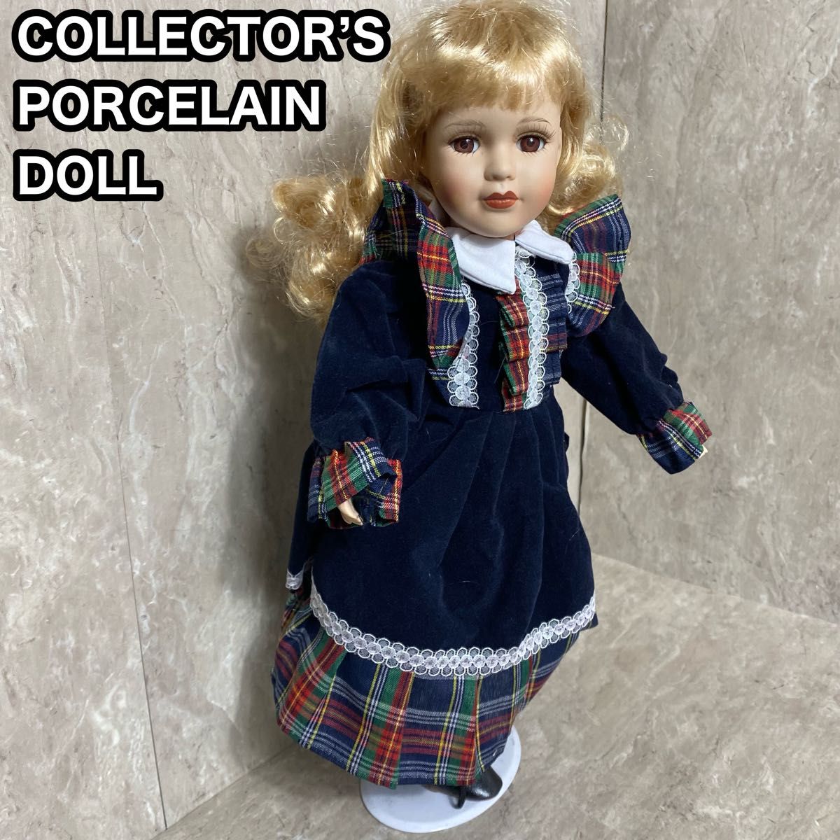 COLLECTOR'S PORCELAIN DOLL　アンティーク 西洋人形 アンティークドール フランス人形 レトロ  ドール