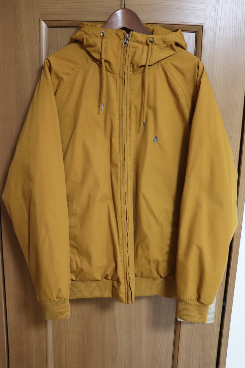 VOLCOM HERNAN 5K JACKET M GBN GOLDEN BROWN ボルコム ブルゾン ジャケット ブラウン 中綿 フーディ スノーボード / BURTON バートン _画像1