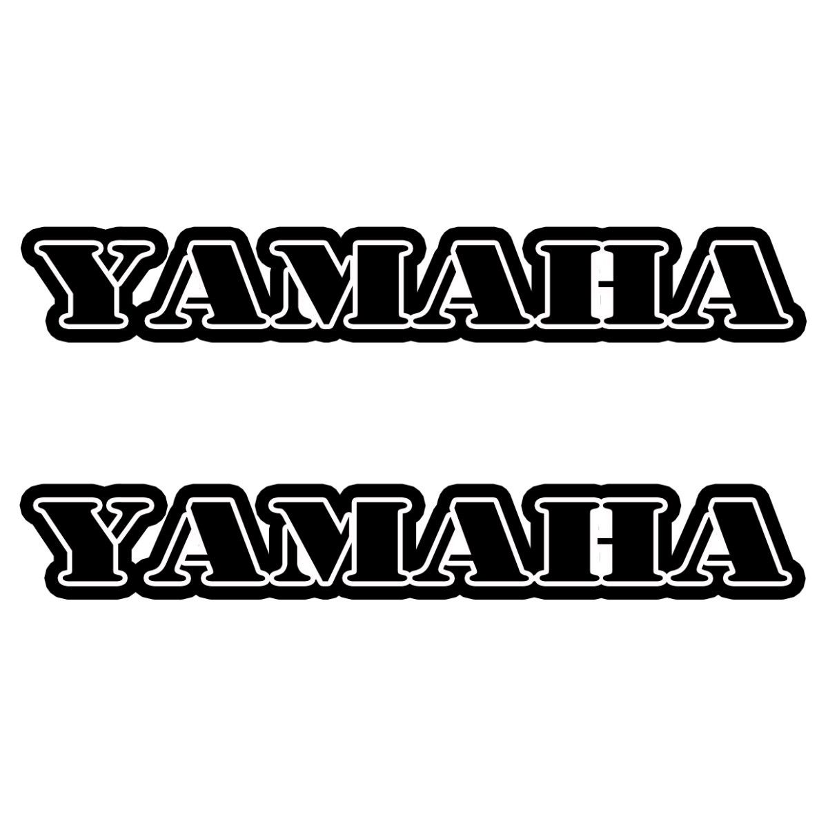 (D8)カッティングシート YAMAHA ヤマハ 2枚セット  ステッカー