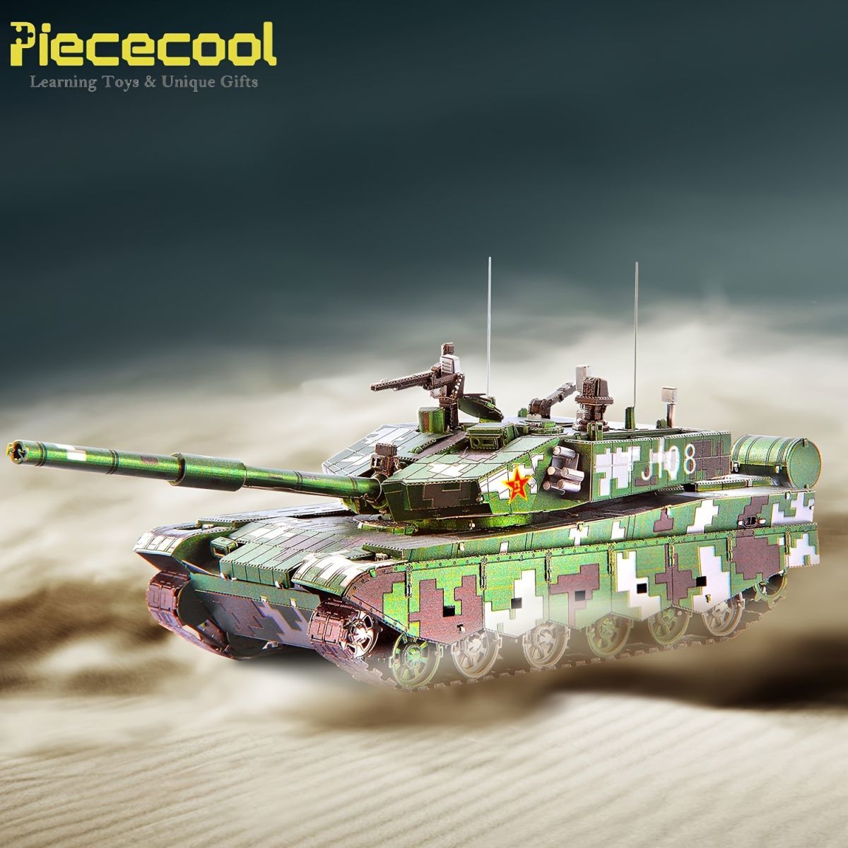 【送料無料】3Dメタルパズルタンクモデルキット、戦車軍事モデルキット、DIY車両