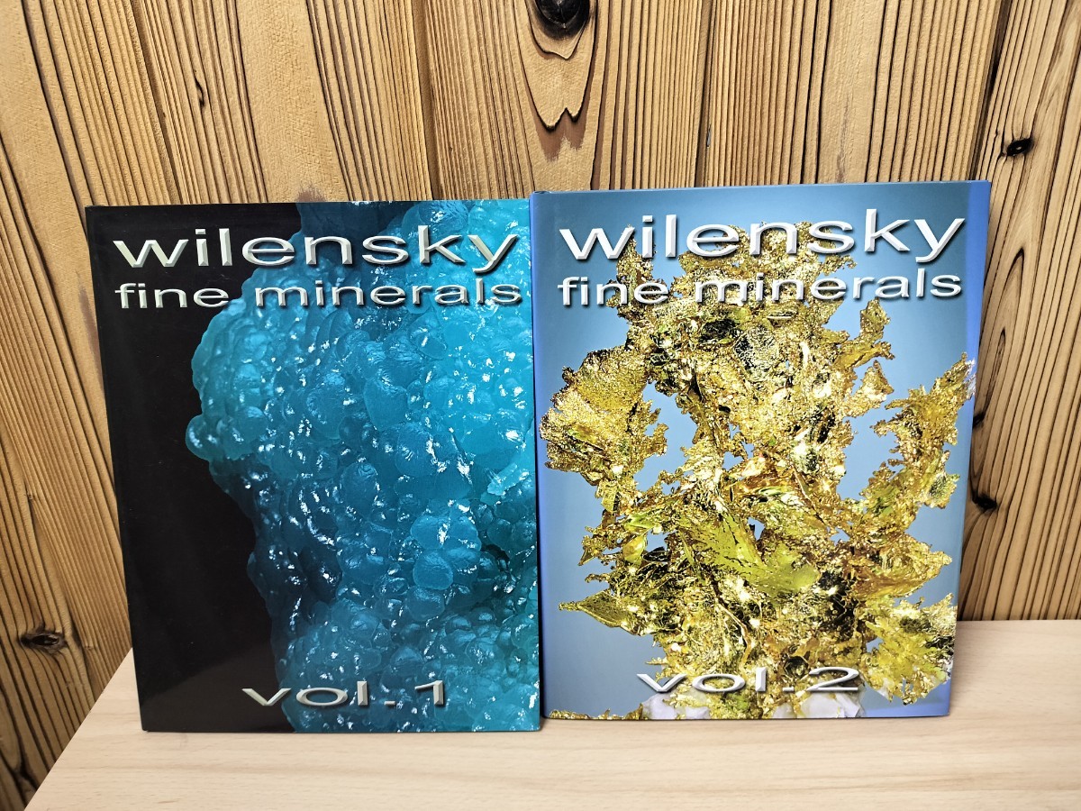 ★洋書　Wilensky fine minerals　NO1 NO2　ミネラル　鉱物の本　2冊★_画像1
