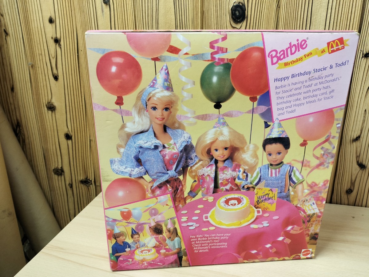 ★Barbie　バービー人形　1993年　バースデー　マクドナルド　コラボ　３体セット★_画像5