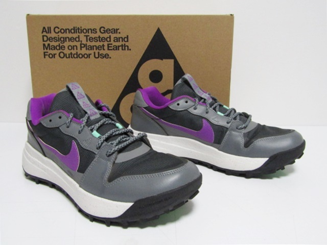 22年製 2022 NIKE ACG LOWCATE SMOKE GREY GRIS FUME DX2256-002 US10 28cm ナイキ ローケイト トレイル ランニング アウトドア 新作_画像2