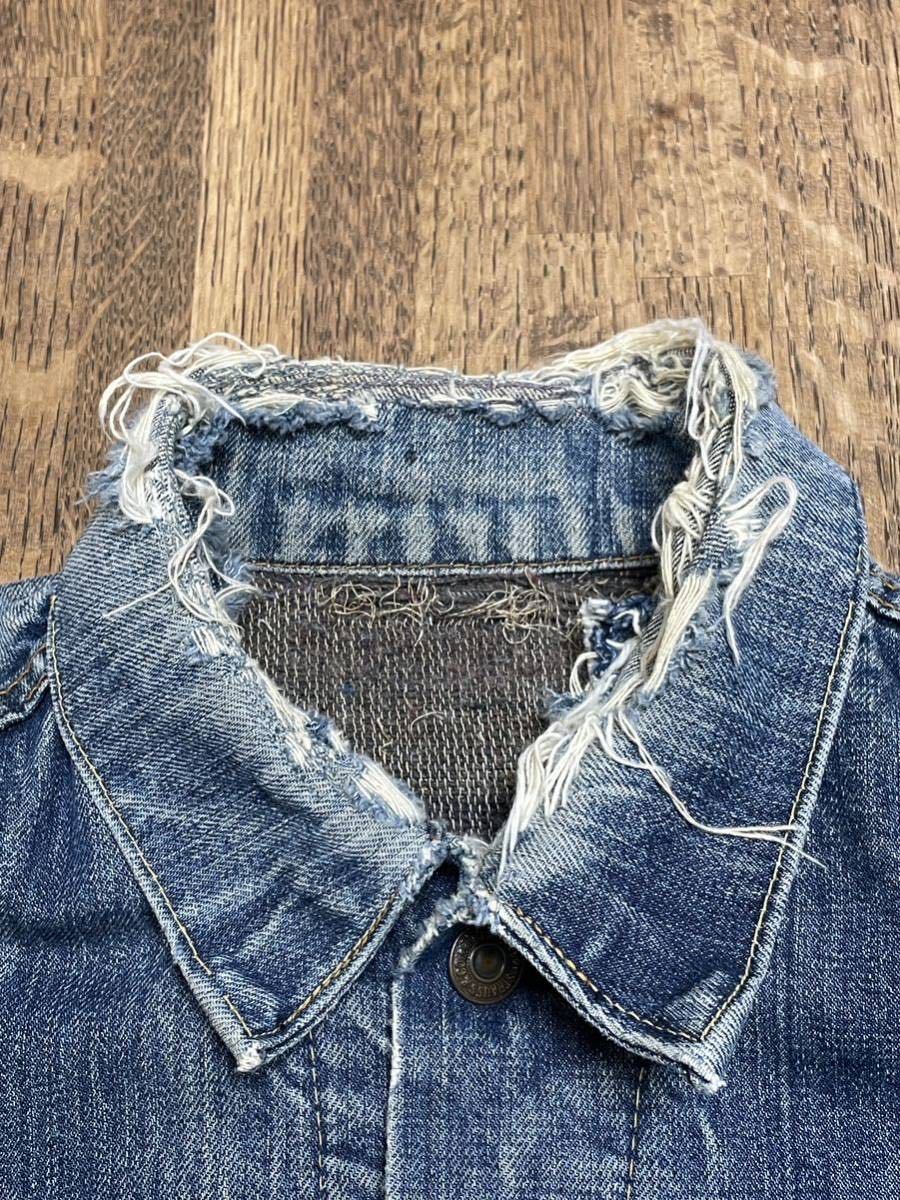 ヴィンテージ　リーバイスLEVI'S 70505 bigE デニムジャケット　ブランケットライナー付きmade in USA 38位_画像7