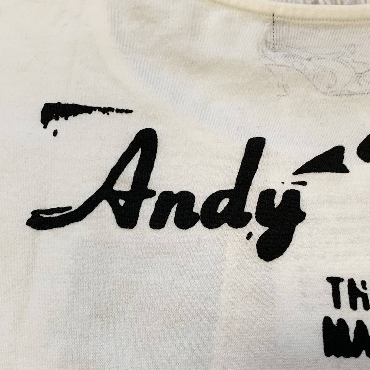 新品 Andy Warhol by HYSTERIC GLAMOUR アンディウォーホル ヒステリックグラマー 長袖 トップス Fサイズ 日本製 イーディ ユニセックス