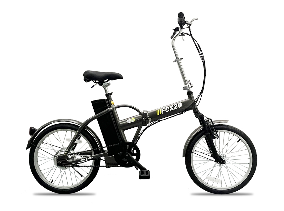 ★フルアルミ電動自転車（モペット版）FOX20 折りたたみタイプ リチウムイオンバッテリ-　20インチ　黒