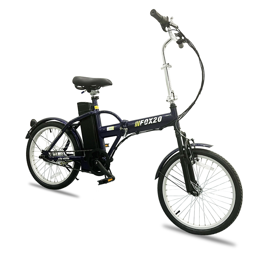 ★フルアルミ電動自転車（モペット版）FOX20 折りたたみタイプ リチウムイオンバッテリ- 20インチ 黒の画像2