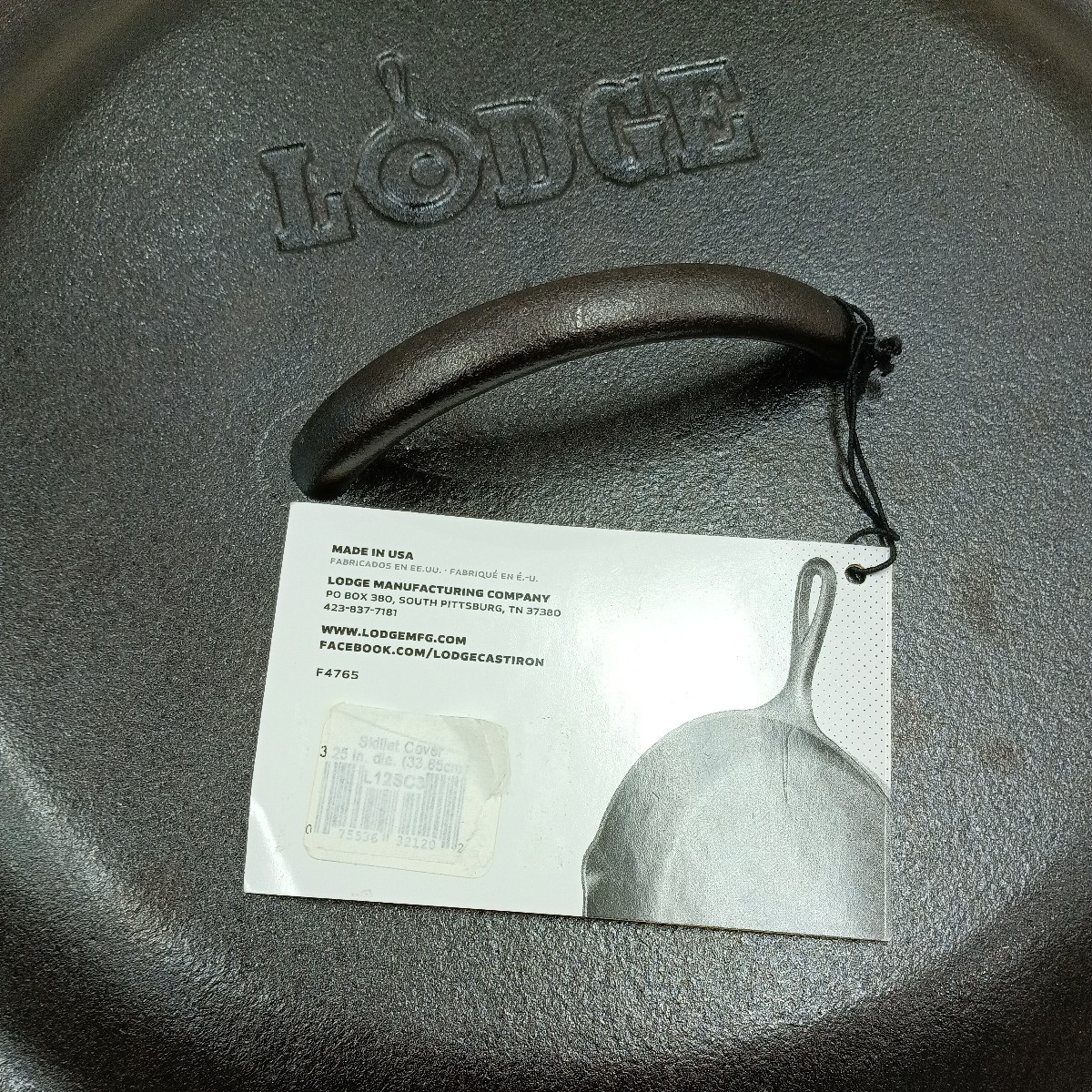 未使用 LODGE スキレット リッド フタ カバー ロッジ ダッジオーブン ダッチオーブン 蓋の画像2
