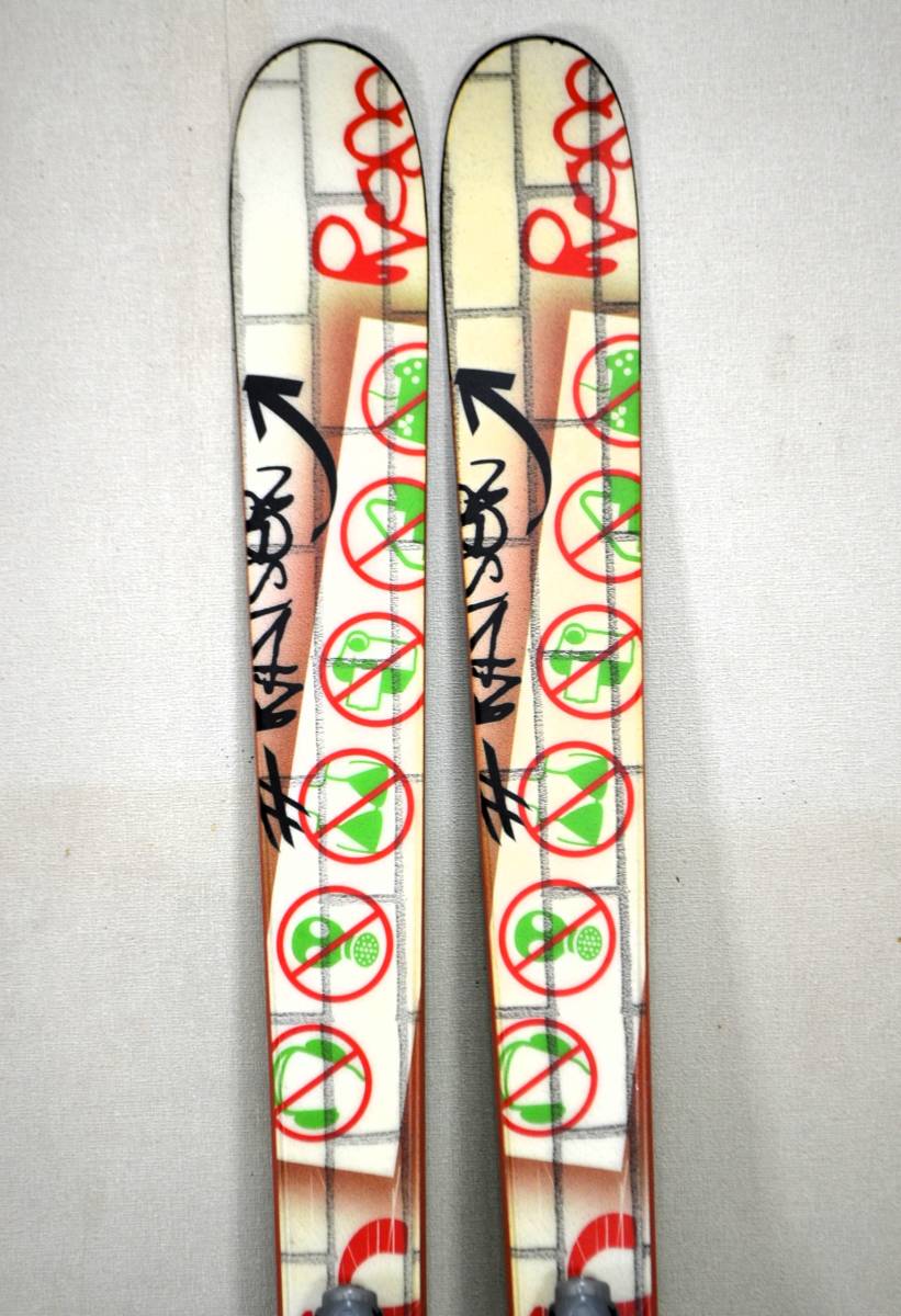 168cm ツイン ROSSIGNOL SCRATCH SPRAYER FS LOOK NOVA9 フリースタイル ジブ パーク パイプ スキー ロシニョール PARK PIPE FREESTYLE JIB_画像2