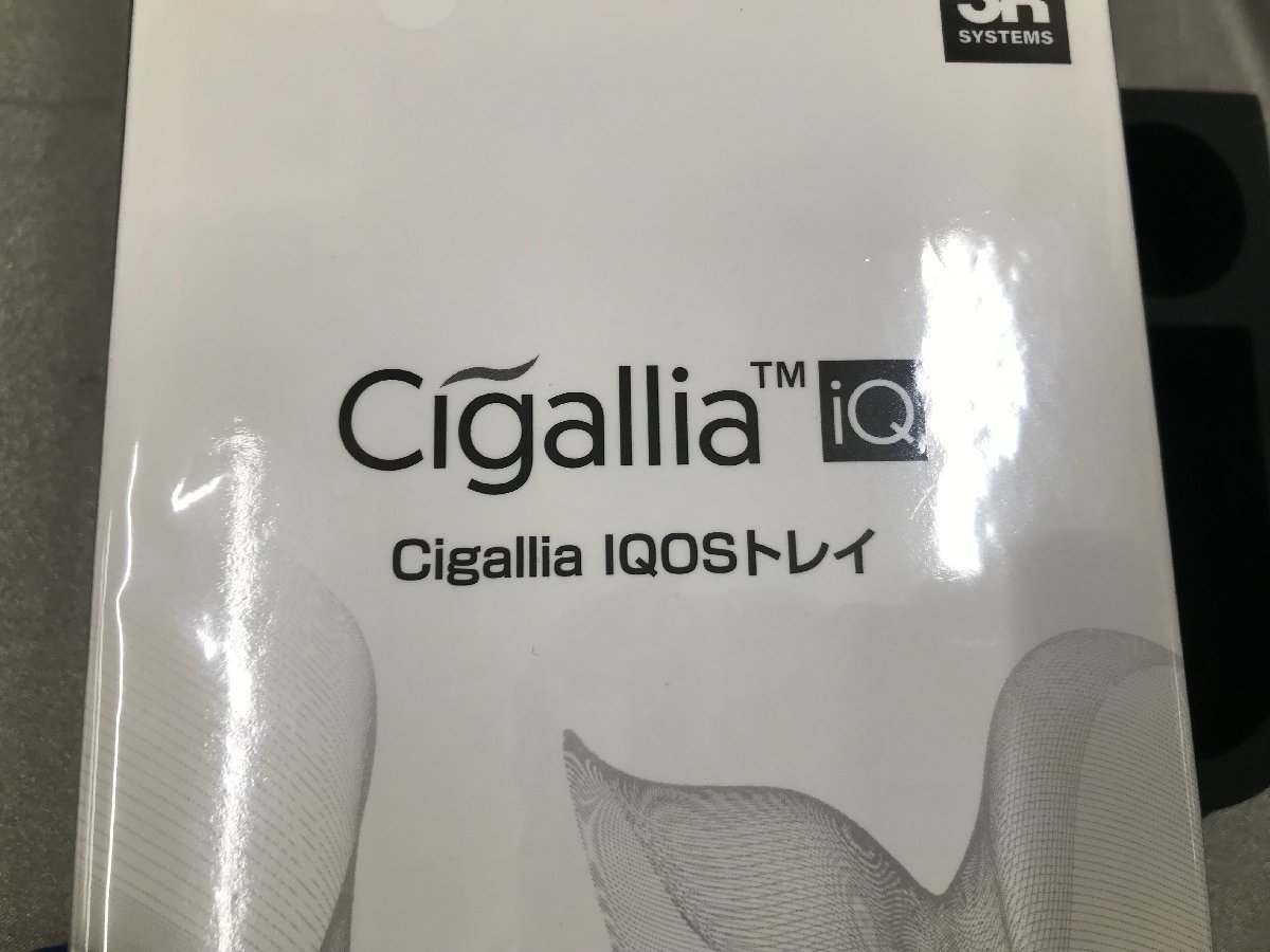 02-09-219 *K не использовался товар Cigallia IQOS tray размер примерно 24×134×96mm силикон производства 3R-IQT01BK 30 позиций комплект IQOS сопутствующие товары 