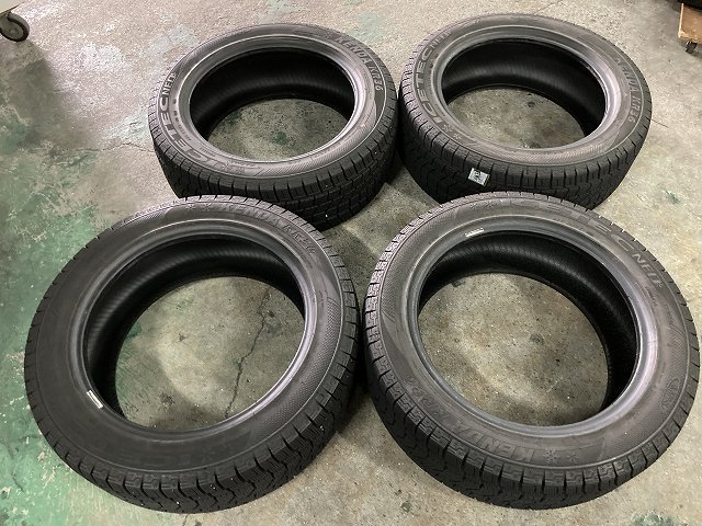 引-1969 ♪AO 大阪 引取限定 カー用品 冬用タイヤ スタッドレスタイヤ ICETEC KENDA KR36 215/55R17 4本セット 中古_画像1