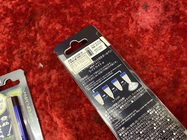 02-08-511 ■AS 送料無料 文具 文房具 ゼブラ ノックでペン先が光る 暗いところでも書ける ボールペン まとめ売り 6点セット 未使用品_画像5