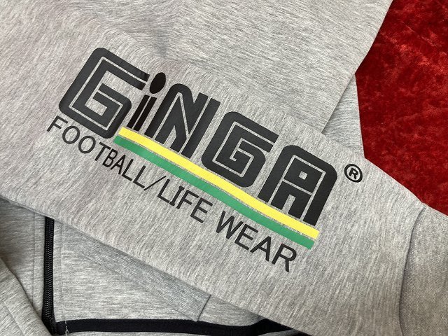 02-26-125 ◎BZ 紳士 メンズ サッカーメーカー スポーツブランド GINGA ギンガ スエット ジャージ 上下セット Lサイズ スポーツウエア_画像5