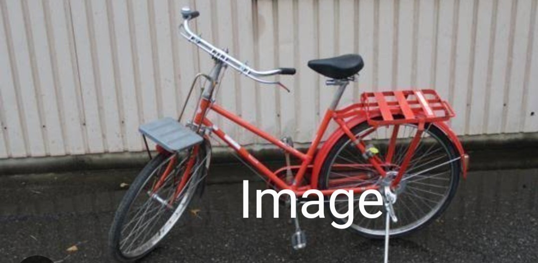 郵政自転車フロント鞄キャリア（26インチ）　昭和レトロ_画像6