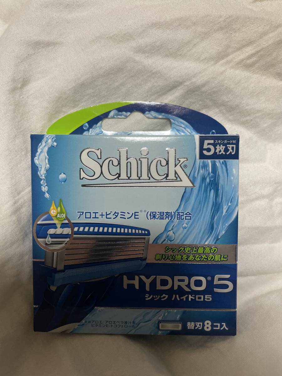 大人気 schick HYDRO5 シック ハイドロ5 替刃 8個 五枚刃 メンズ 脱毛 髭剃り 男子 男性 ボーイズ お得 激安 処分t_画像1