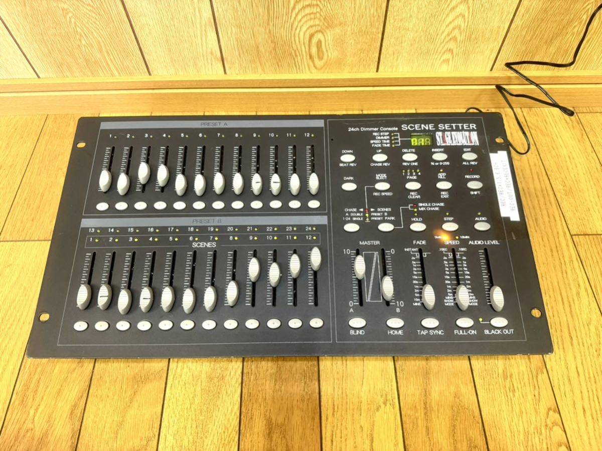 STAGE EVOLUTION SCENE SETTER 24ch Dimmer Console 照明コントローラー シーンセッター 通電確認済み_画像2