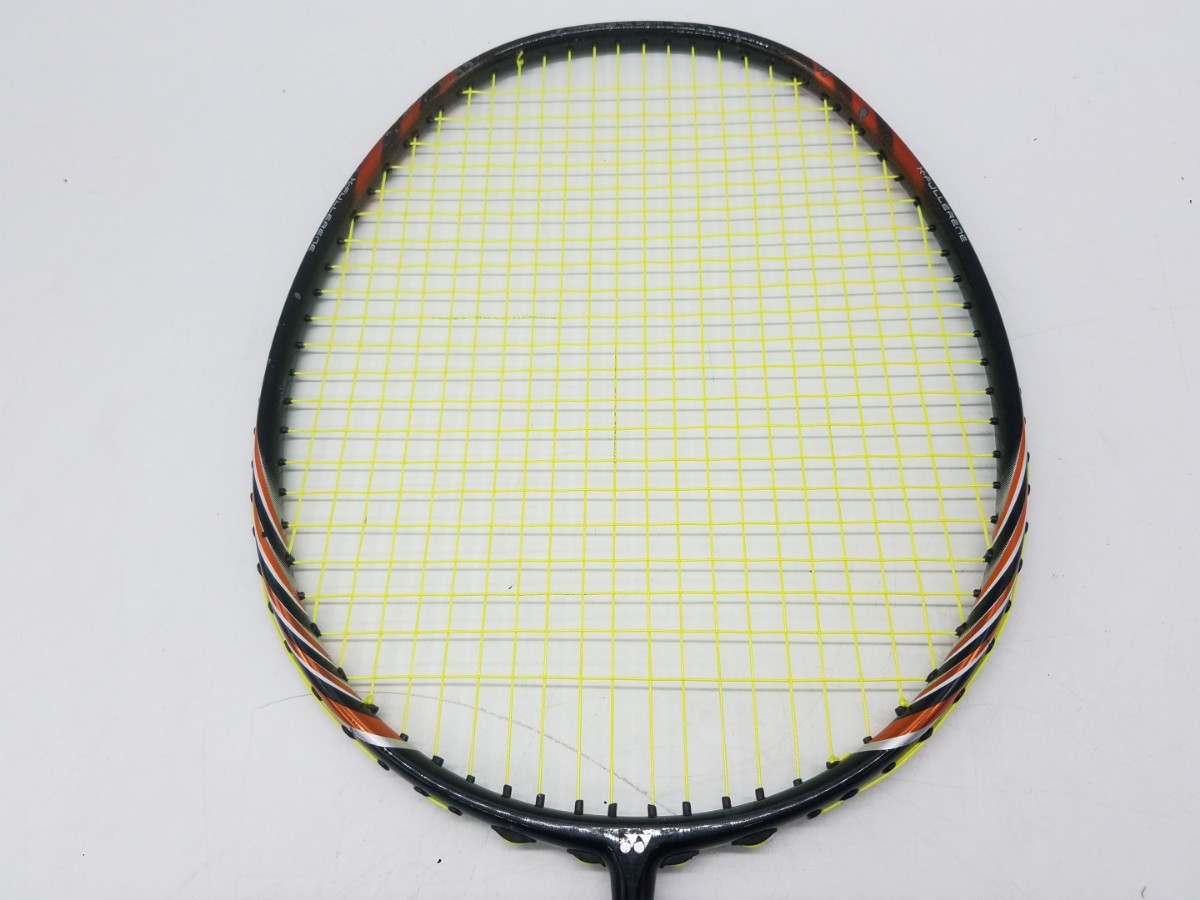 YONEX ☆NANOSPEED9900☆ バドミントンラケット ヨネックス ナノスピード 9900 HEAD LIGHT BALANCE 日本製 ケース付 X-FULLERENE ブラック_画像5