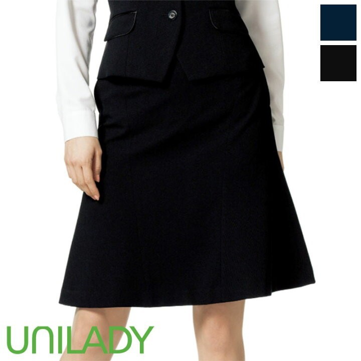 【中古】21号 Alphapier製/UNILADY製/他 中古 事務服 OL 会社制服 受付 案内 / ベスト スカート ブラウス 上下セット 大きいサイズ　_画像9