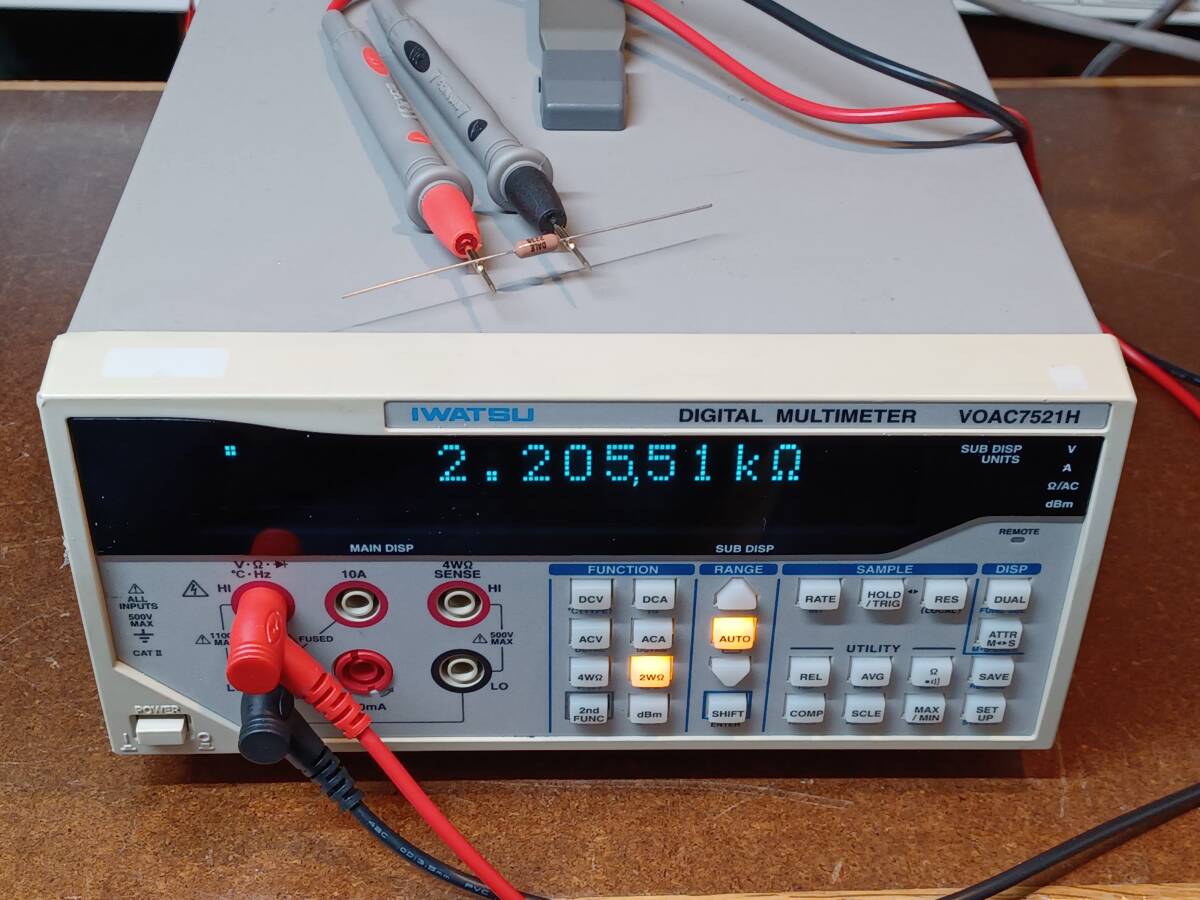 IWATSU[現行販売品] ＜VOAC7521H＞ DIGITAL MULTIMETER マルチメータ_画像1