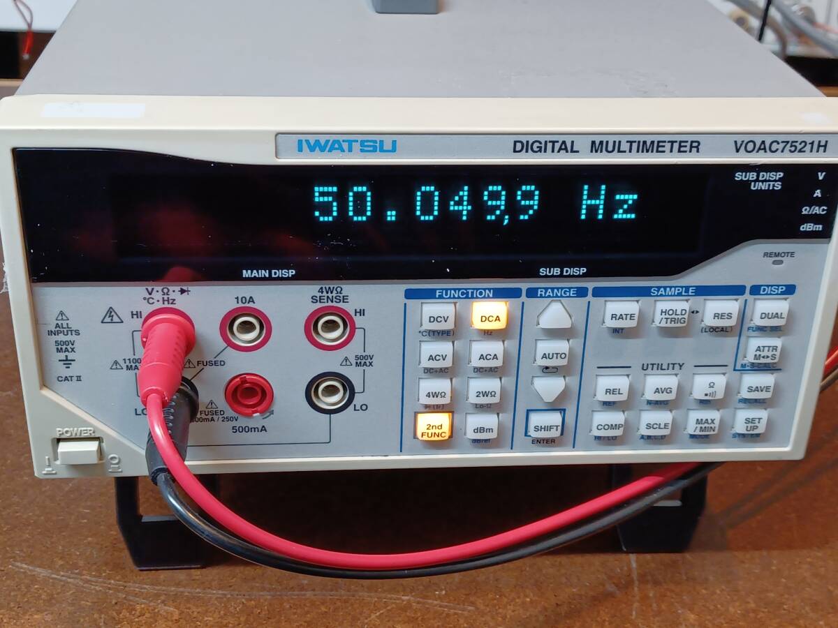 IWATSU[現行販売品] ＜VOAC7521H＞ DIGITAL MULTIMETER マルチメータ_画像3