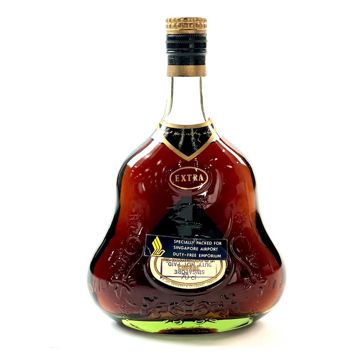 ヘネシー Hennessy ジャズ ヘネシー エクストラ グリーンボトル 金キャップ 700ml ブランデー コニャック 【古酒】_バイセル 14693_1