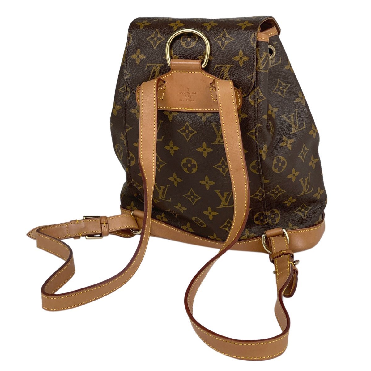 ルイ・ヴィトン Louis Vuitton モンスリ MM バックパック デイパック リュック モノグラム ブラウン M51136 レディース 【中古】_バイセル 14177_2