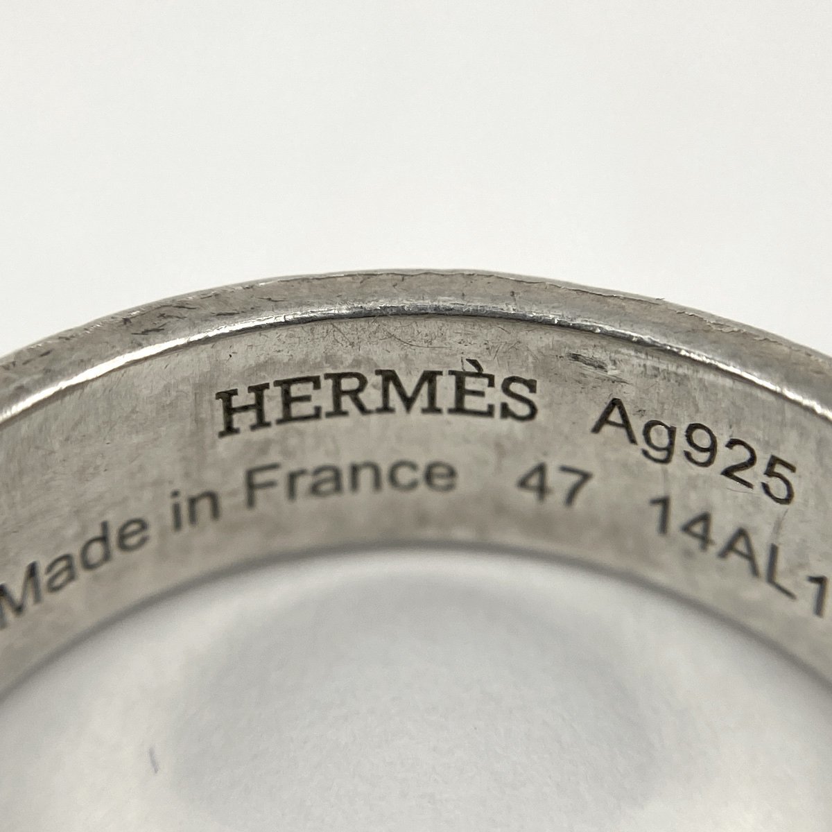 エルメス HERMES コリエドシアン 指輪 リング 7号 シルバー925 シルバー レディース 【中古】_バイセル 14157_6