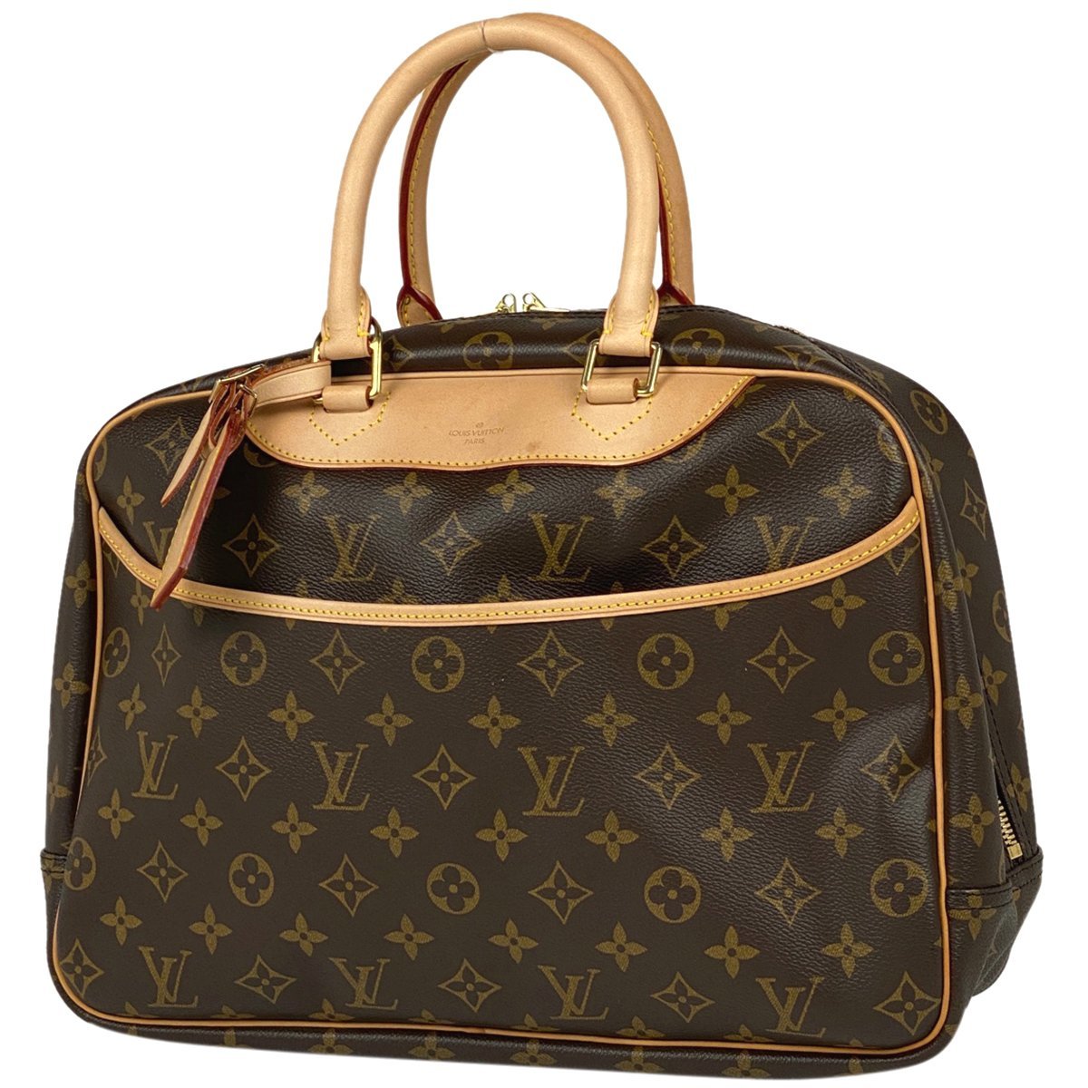 【在庫一掃】 ルイ・ヴィトン LouisVuitton ドーヴィル ボーリングヴァニティ ハンドバッグ モノグラム ブラウン M47270レディース【中古】