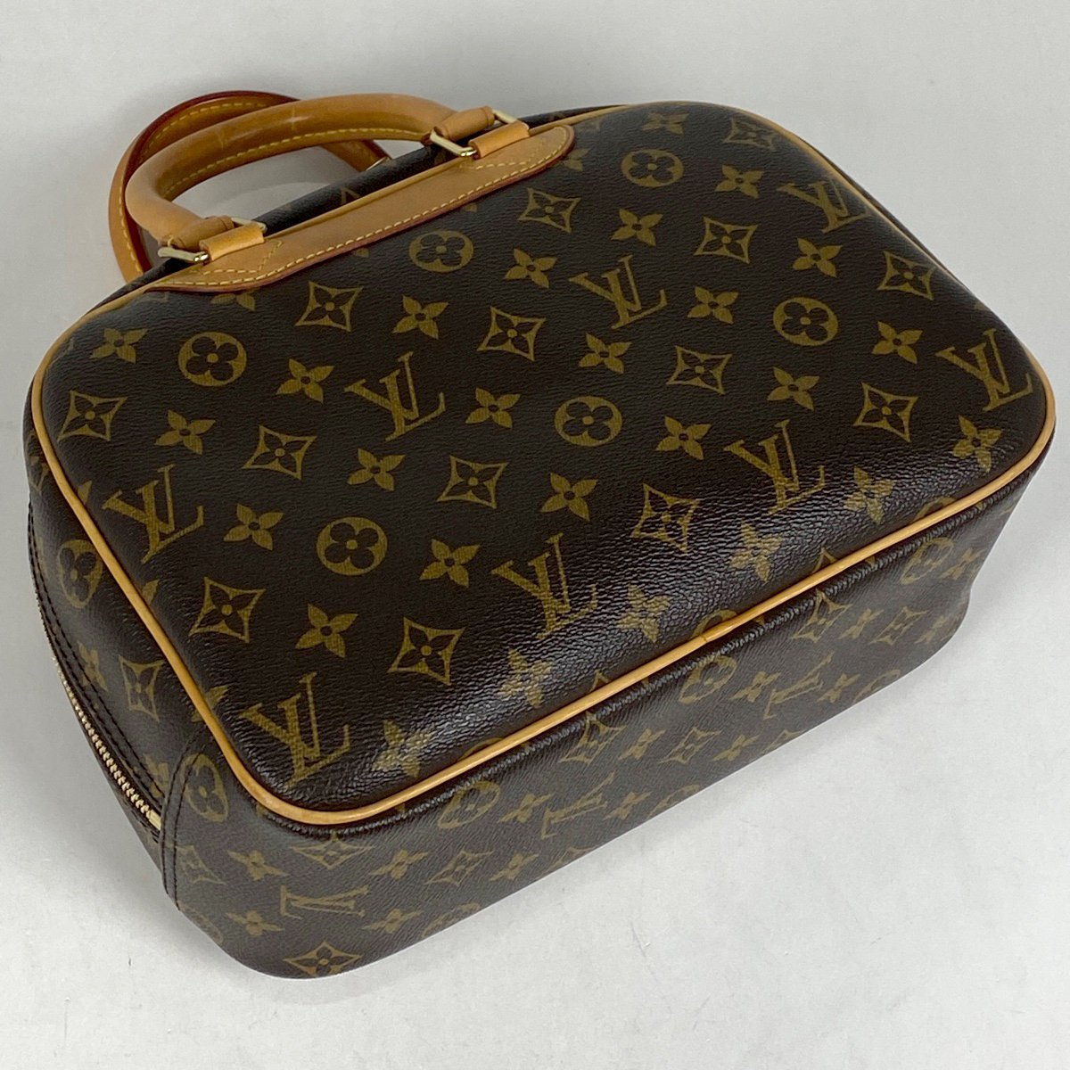 ルイ・ヴィトン Louis Vuitton トゥルーヴィル ボストンバッグ 手提げ ハンドバッグ モノグラム ブラウン M42228 レディース 【中古】_バイセル 14173_2