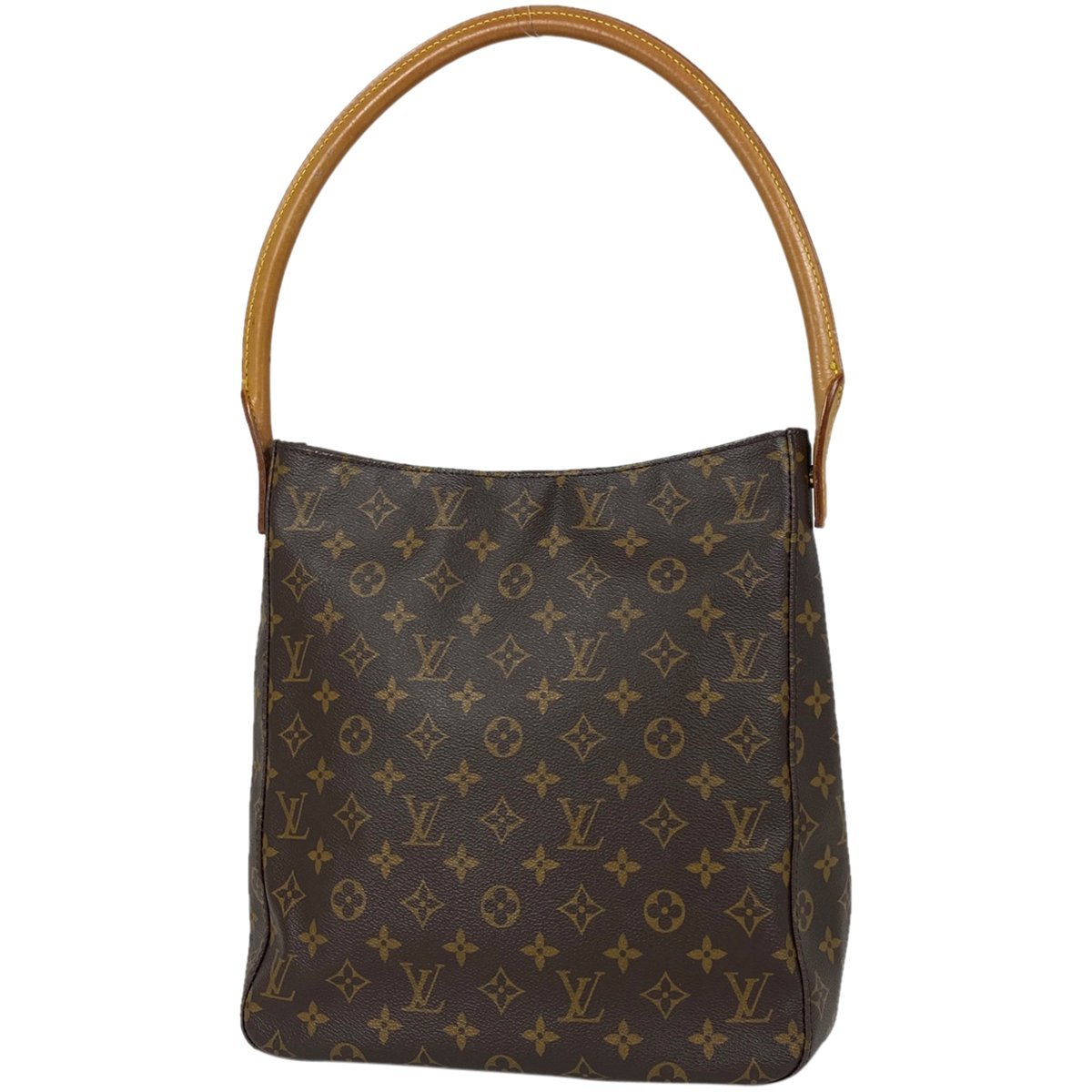 ルイ・ヴィトン Louis Vuitton ルーピング GM 肩掛け ワンショルダー ショルダーバッグ モノグラム ブラウン M51145 レディース 【中古】