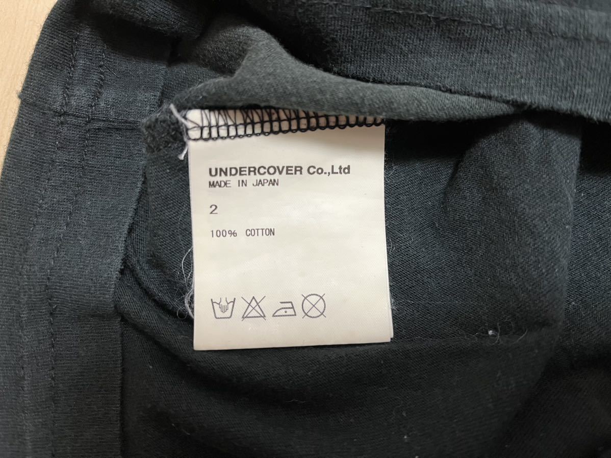 アンダーカバー　半袖Tシャツ　黒 サイズ2_画像5