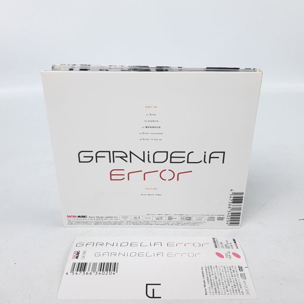 【帯付き】GARNiDELiA / Error[DVD付期間限定盤] ～TVアニメ「BEATLESS」オープニングテーマ_画像2