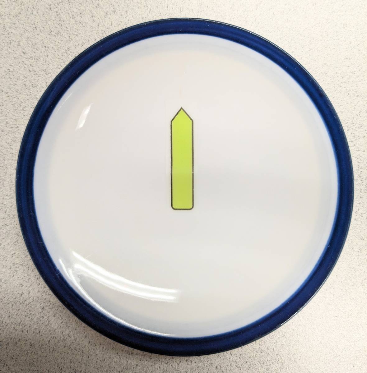 昭和レトロ 和食器 醤油皿 １０枚セット 刺身 マグロ 白 藍色 落ち着いた色合い 小皿 前菜 寿司 和風 シンプル コレクション レアの画像9