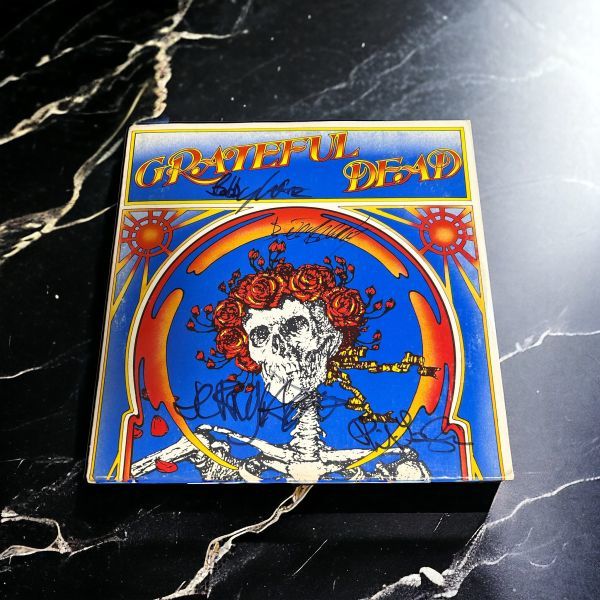 Grateful Deadグレイトフル・デッド Jerry Garciaジェリー・ガルシア Bob Weirボブ・ウ... 直筆サイン入り LP レコード 送料無料_画像1