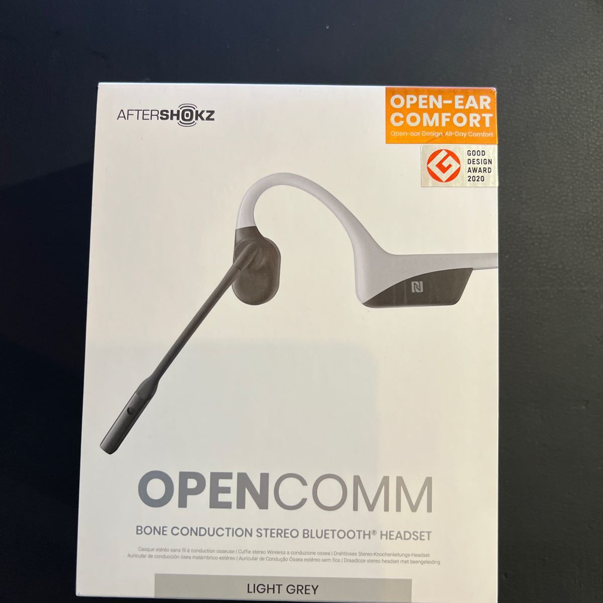 アフターショックス OpenComm Grey 骨伝導