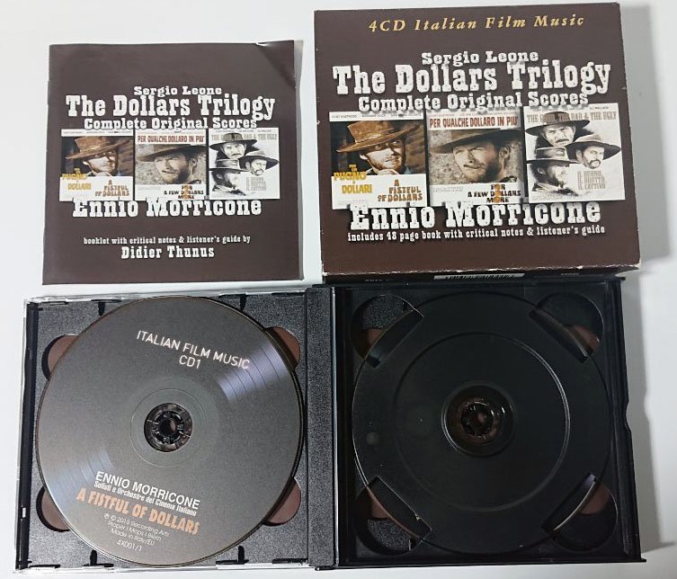 【4CD Recording Arts 4X001】Ennio Morricone / Sergio Leone: The Dollars Trilogy (Complete Original Scores)_画像4