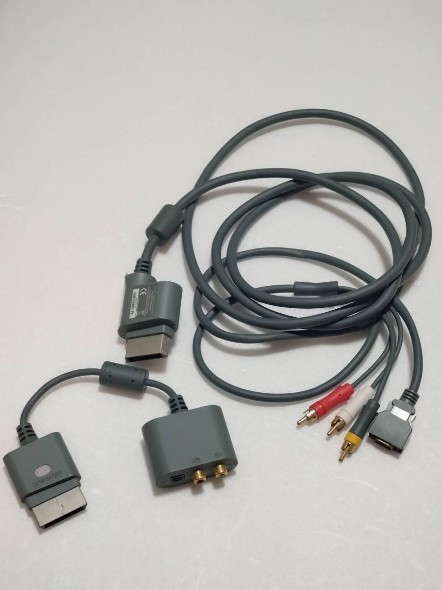 xbox360 accessories audio adapter / d terminal HD AV cable D connection HD AVcable set 