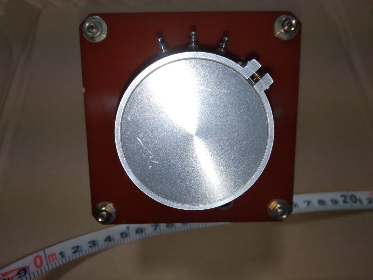 精密可変抵抗器 JRM WFK50 3KΩ ±1% 2連 可変抵抗 2連ボリューム 目盛り板ツマミとスイッチ付き 中古品_画像8