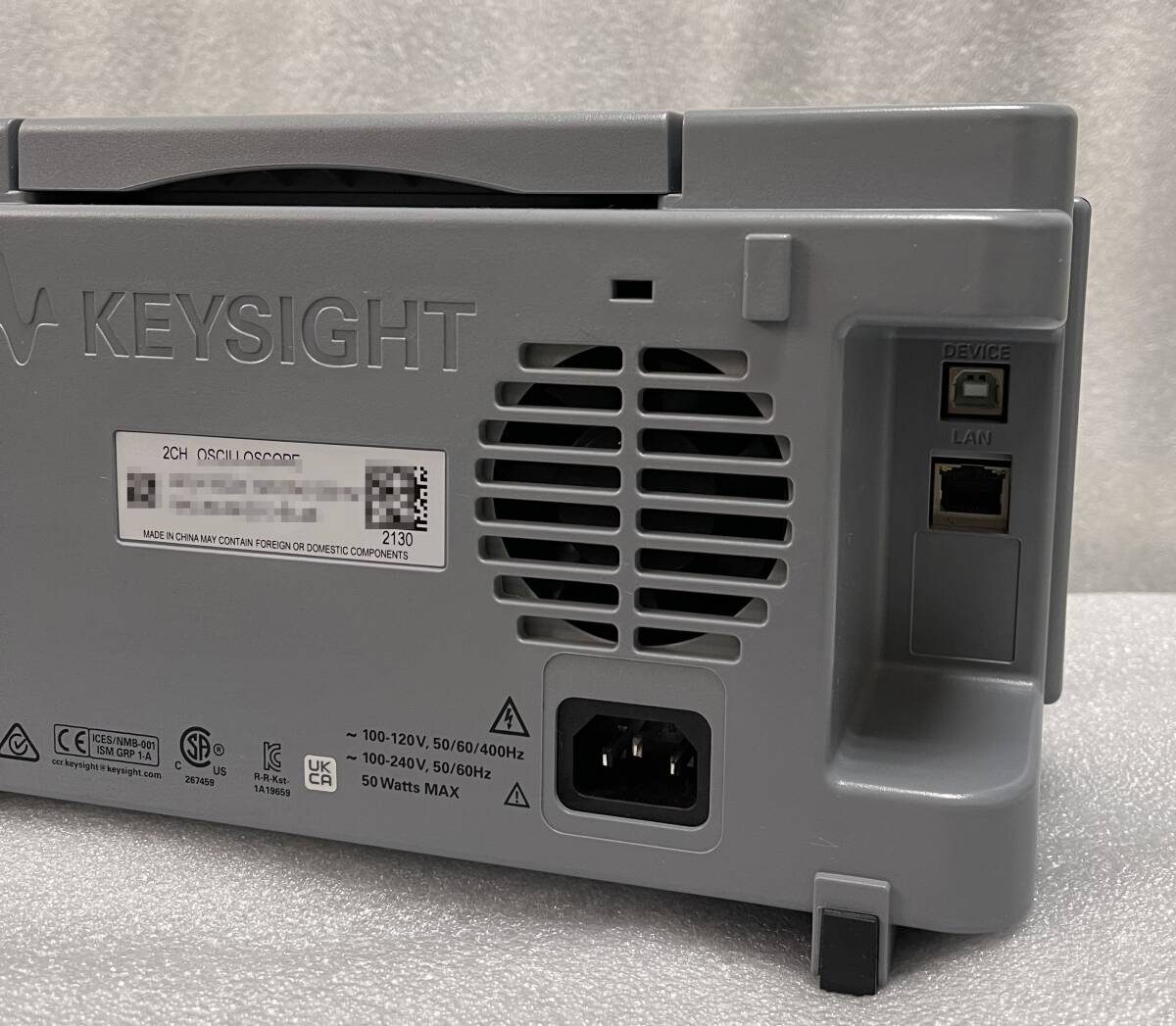 KEYSIGHT EDUX1052A 50MHz/1GSa/sデジタルオシロスコープの画像4