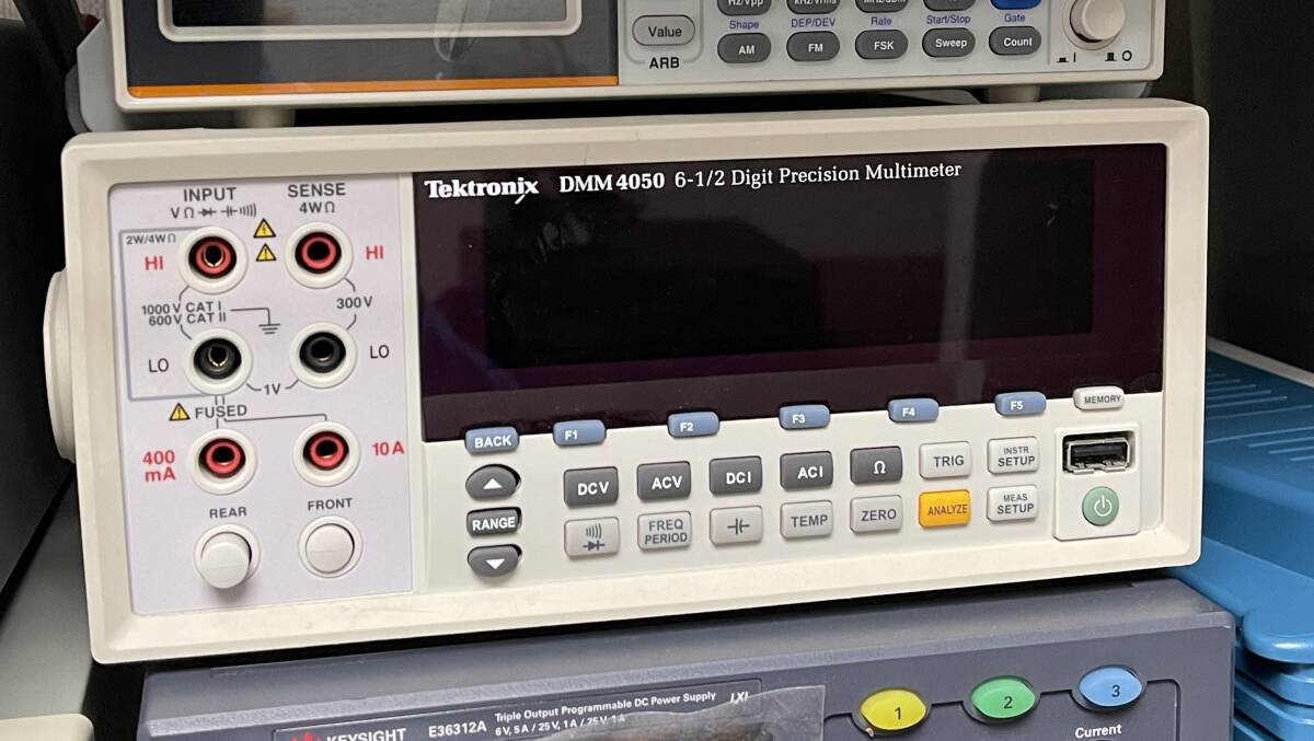 Tektronix DMM-4050 6.5桁 精密デジタルマルチメータ―_画像2